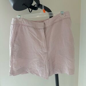 H&M Pink high rise Shorts Tailored Lightweight Design